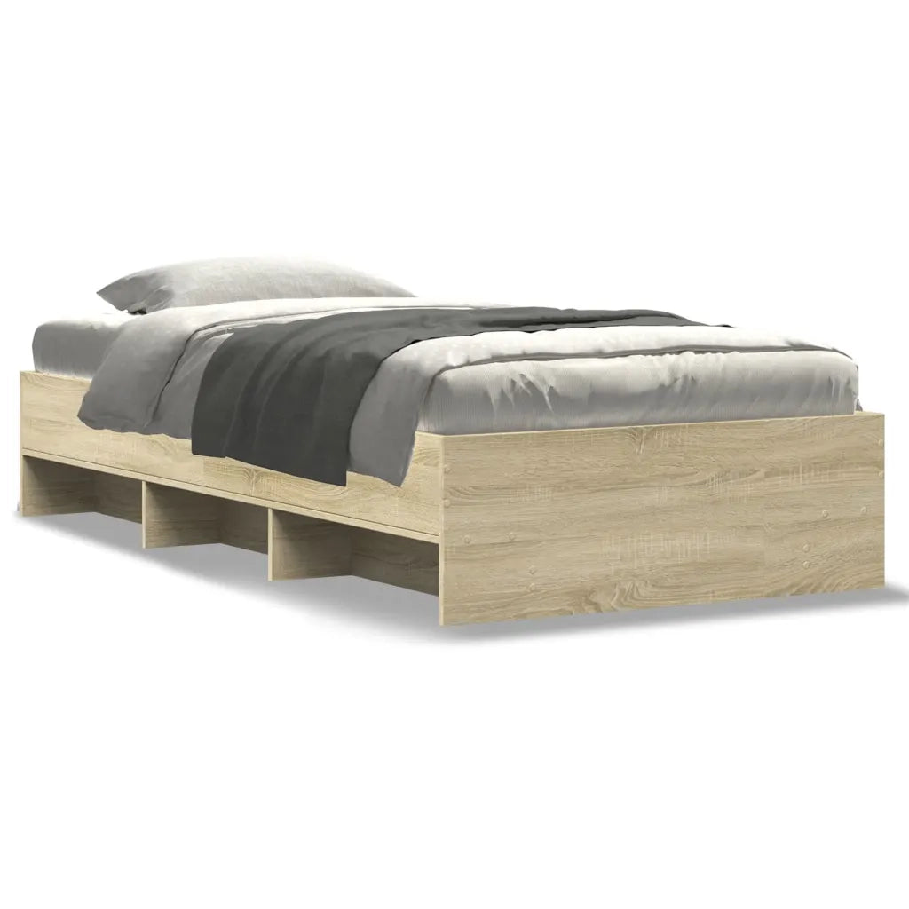 Giroletto senza Materasso Rovere Sonoma 90x190 cm in Truciolato 3295704