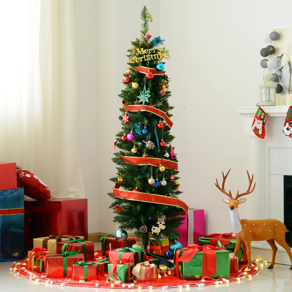 Albero di Natale Artificiale 150 cm Verde ¨C zephmum ¨C 294 Rami con Base Scomponibile