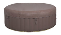 Vasca Idromassaggio da Esterno Gonfiabile Riscaldata 2-4 Posti Ø180x65 cm Ease.Zone Marrone