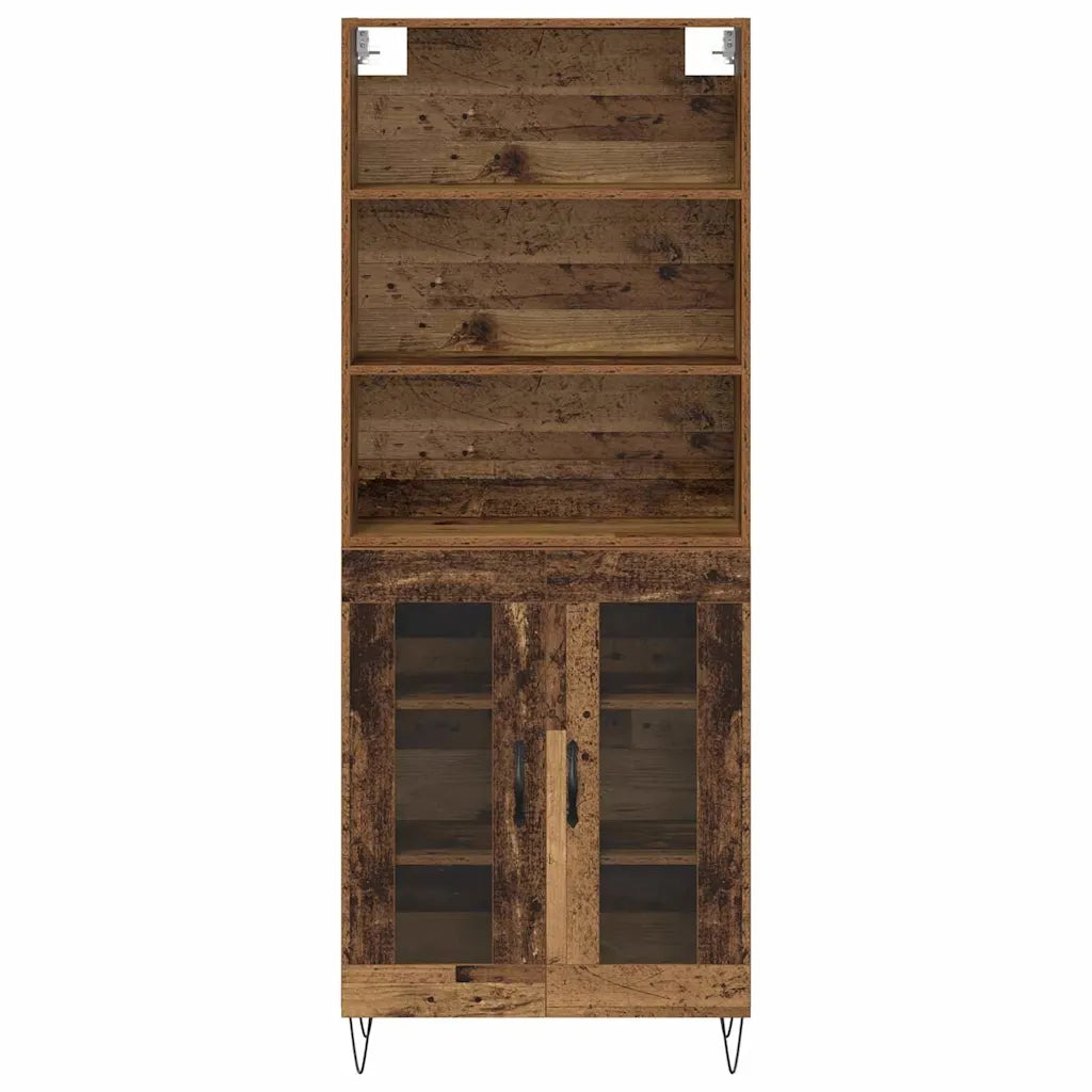 Credenza-Buffet-Armadio da cucina Legno vecchio 69,5 x 34 x 180 cm Legno multistrato 132340