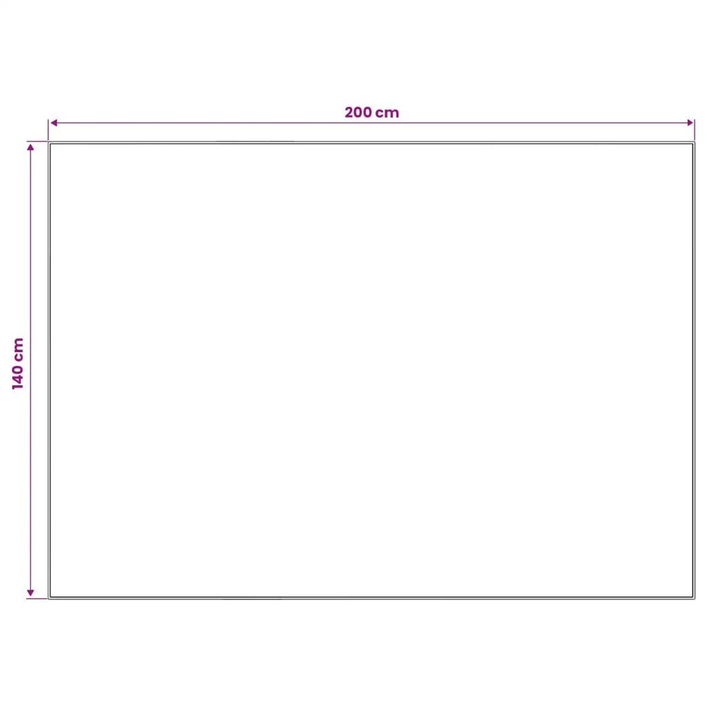 Tappeto ORIZ Blu Scuro 140 x 200 cm 100% Poliestere 42050376