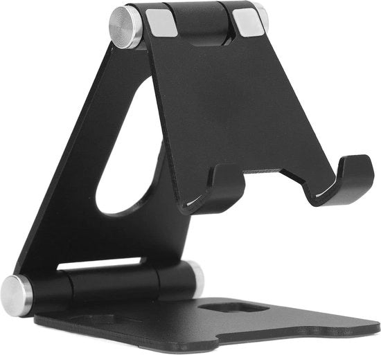 Stand per Telefono da Tavolo con Rotazione 360 Gradi - Sostegno per Tablet e Smartphone - Alzavaletta per Ufficio.