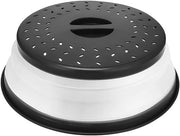 Copertura Magnetron a Verde Luce - Guardia da Splatter per Cibo | Coperchio Chiusura a Vento con Fiamma e Manico per Stufe a Microonde