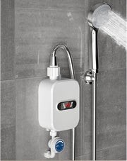 Boiler elettrico da 3500 W con temperatura regolabile e set per docce per bagno, cucina e giardino