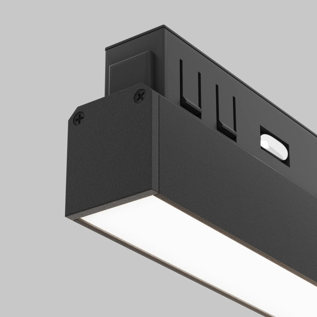 Maytoni Lampada Da Binario Moderna Exility Basis 1 Luce LED Integrato Nero Alluminio