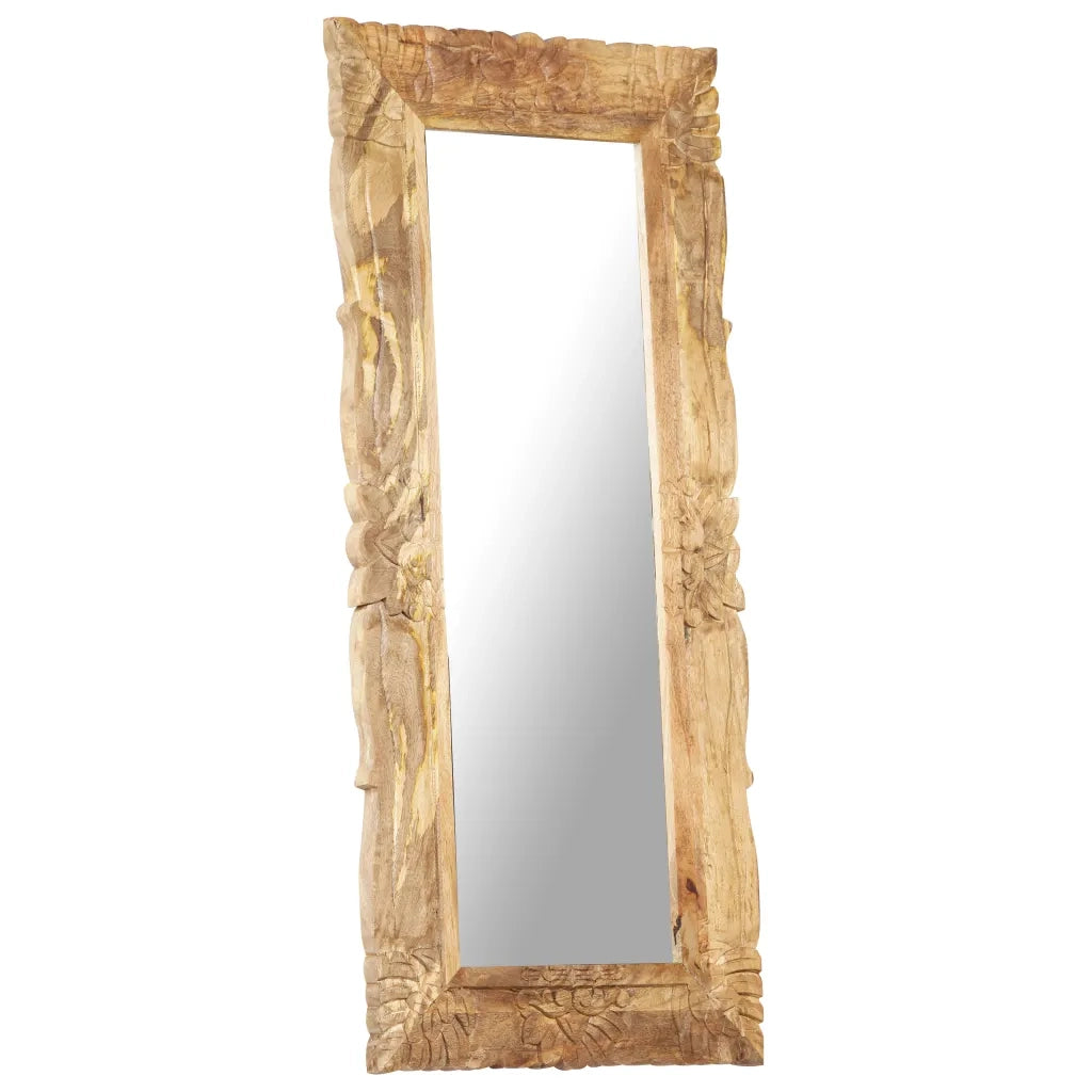 Specchio 110x50 cm in Legno Massello di Mango cod mxl 51300