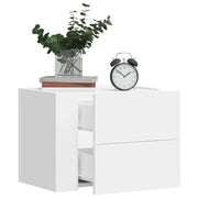 Comodino a Parete Bianco 45x30x35 cm 848325