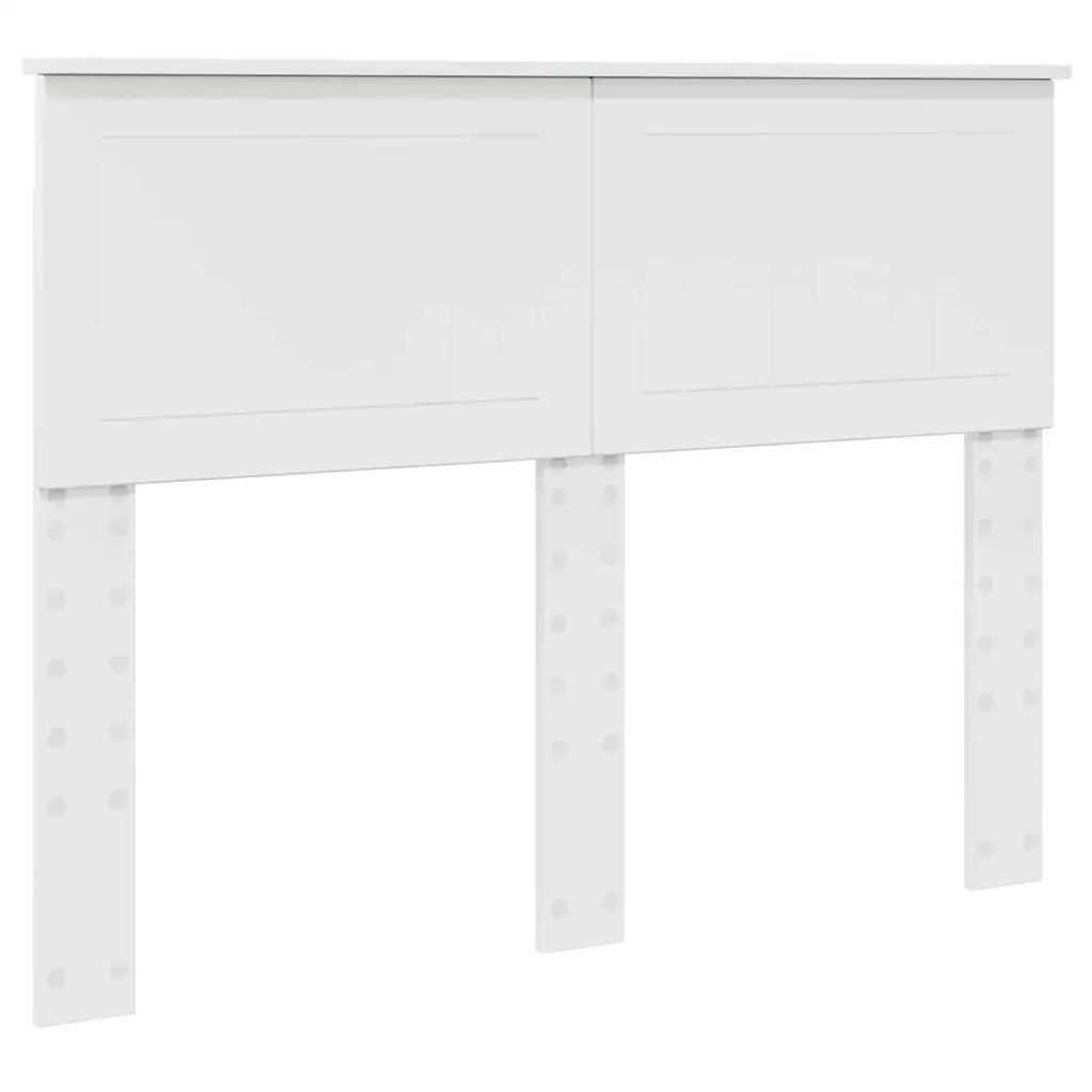 Testiera-Testata-Testiera Decorativa Bianco Lucido 135 cm Legno multistrato 649533
