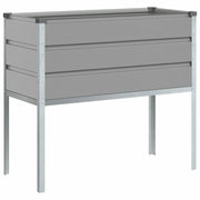 Fioriera | Cassetta per fiori | Vaso Grigio chiaro 100 x 45 x 90 cm Acciaio zincato