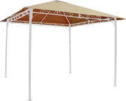 Tenda da Festa Copertura Alternativa 293 x 293 cm Poliestere Beige Impermeabile Protezione UV
