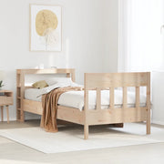 Letto senza Materasso 90x190 cm in Legno Massello di Pino