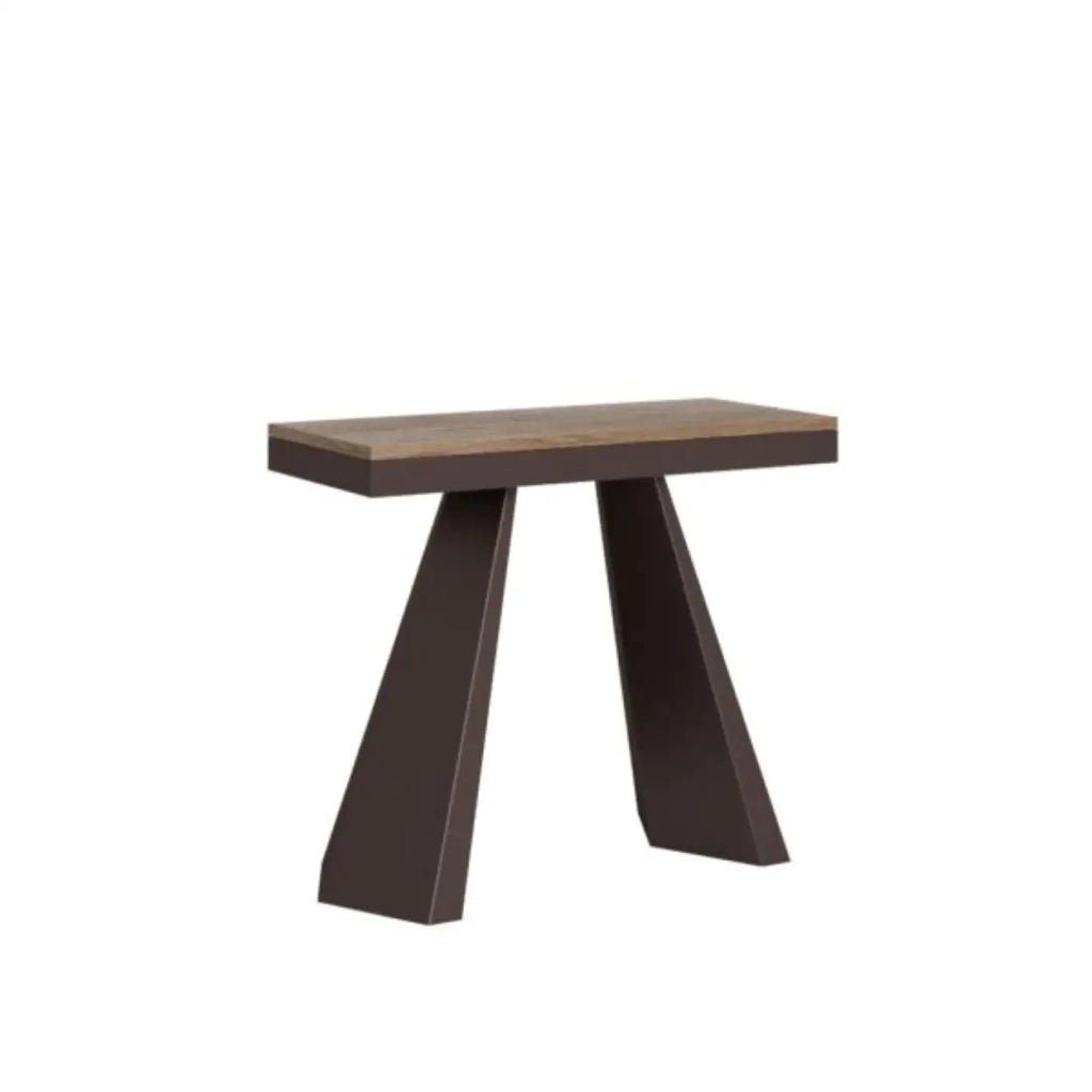 Consolle allungabile 90x40/300 cm Diamante Evolution quercia natura telaio e gambe orso