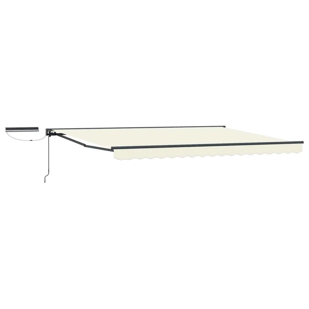Tettuccio Elettrico Retrattile Crema e Antracite 4 × 3 m 3422036