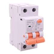 RCBO Interruttore Magnetotermico Differenziale Tipo B Curva C 1P+N 2M 6000A 30mA AC 230V IP20 Disponibili 16A 20A 25A 32A 40A (C16A)