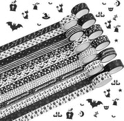 Nastro adesivo decorativo a motivi foglie di acero, girasole e zucche per artigianato, fai da te, scrapbooking, regalo e decorazioni festive.