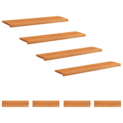 Tappeti per scale 8 pz 110 x 30 x 2 cm Marrone Chiaro 3446278