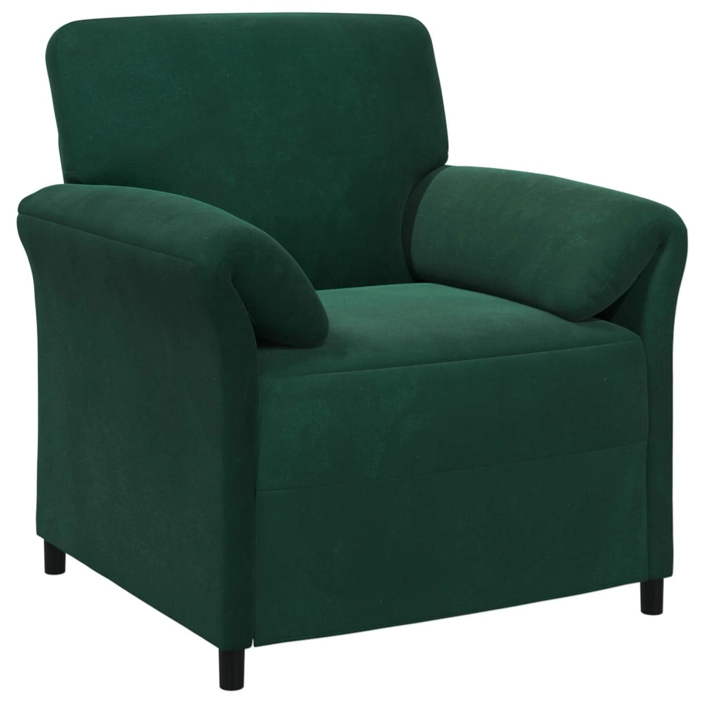 Set di divani 2 pz Verde Scuro Velluto 3424887