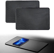 Due mattonelle antiscivolo per auto, mattonelle antiscivolo, mattonelle antiscivolo, mattonelle antiscivolo per cruscotto, cuscino di fissaggio in silicone utilizzato per decorazioni auto, occhiali, telefoni cellulari (27 x 15 cm)