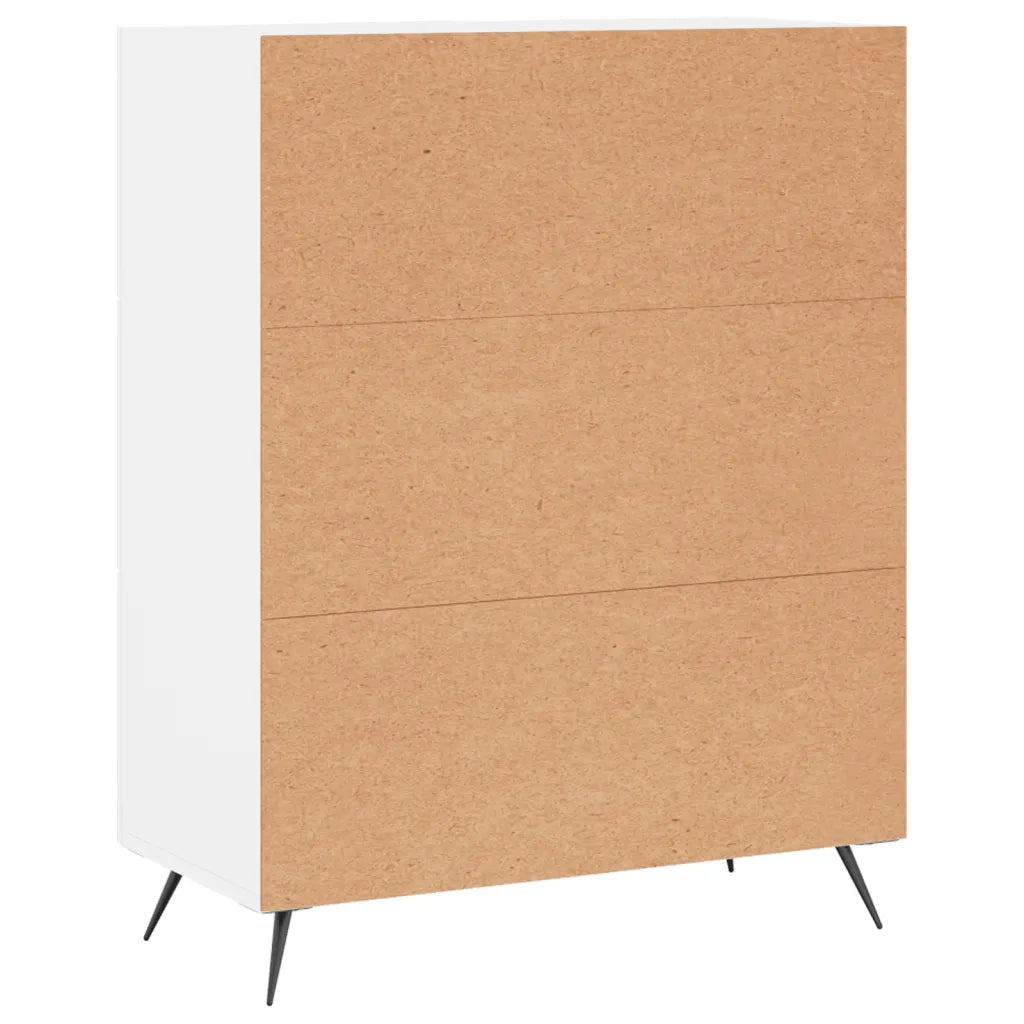 Credenza Bianca 69,5x34x90 cm in Legno Multistrato 827884