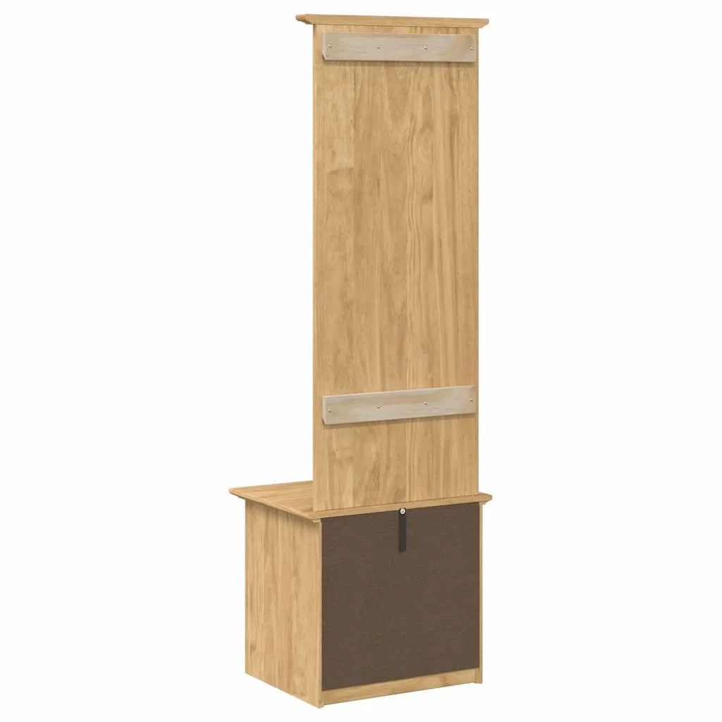 Armadio per corridoio BODO Marrone miele 50 x 40 x 156,7 cm