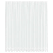 Tenda in Pizzo con tende Bianco 280 x 400 cm Poliestere