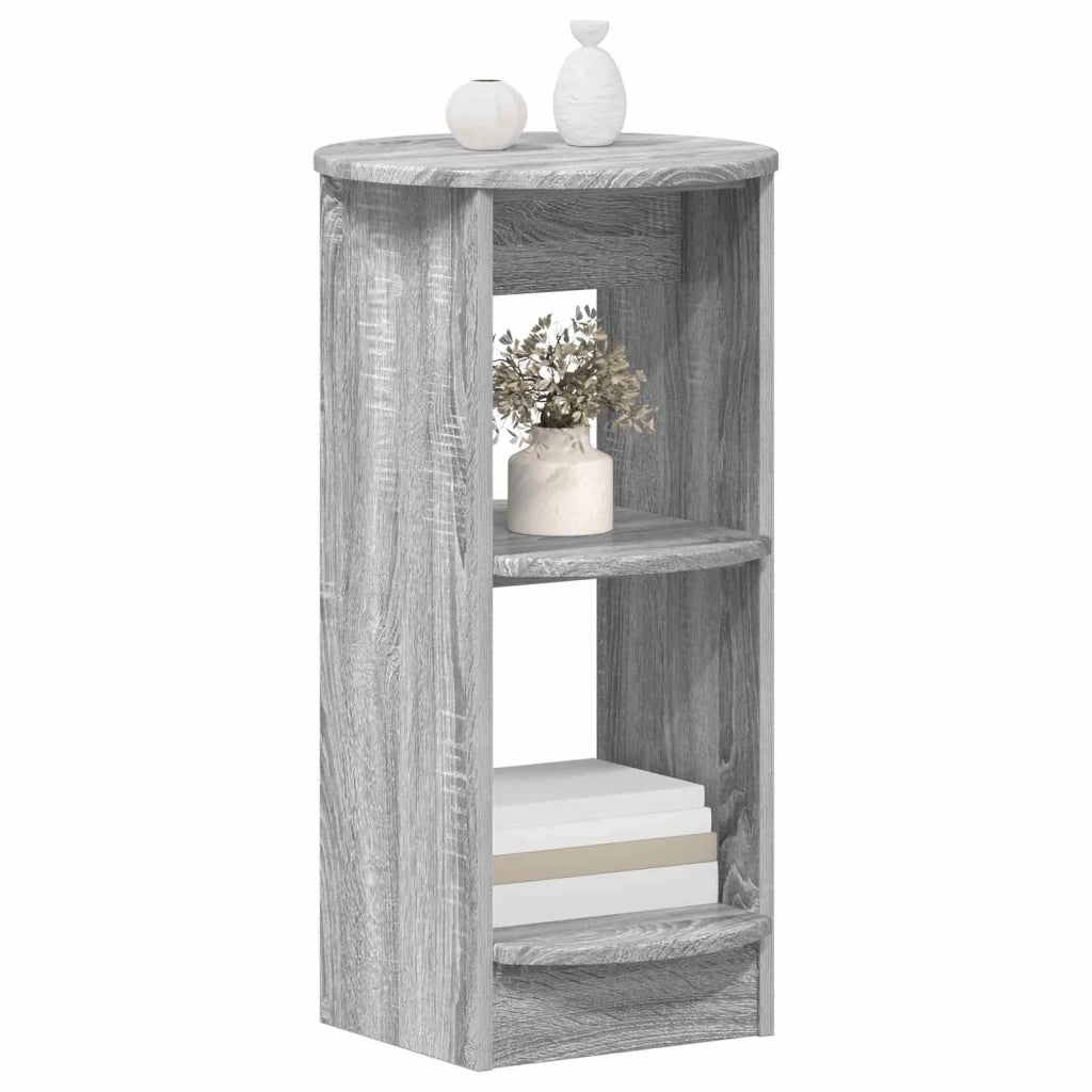 Mobile laterale Sonoma grigia 40 x 40 x 75 cm