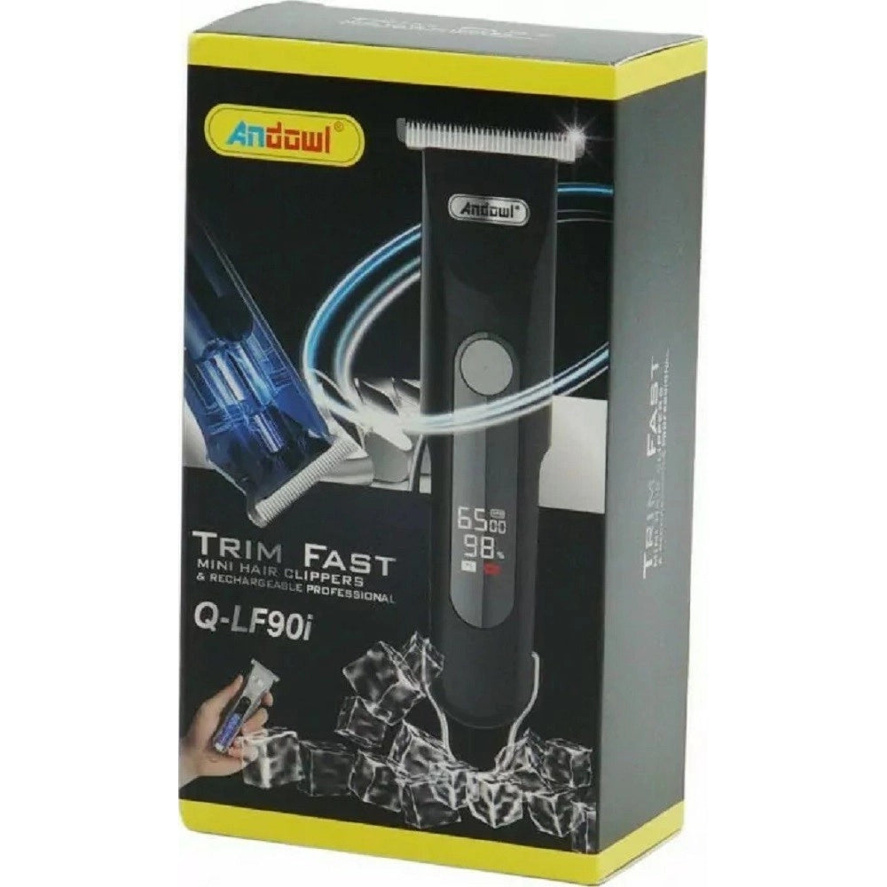 Trade Shop - Rasoio Rifinitore A Taglio Rapido Professionale Da Uomo Ricaricabile Usb Q-lf90i -