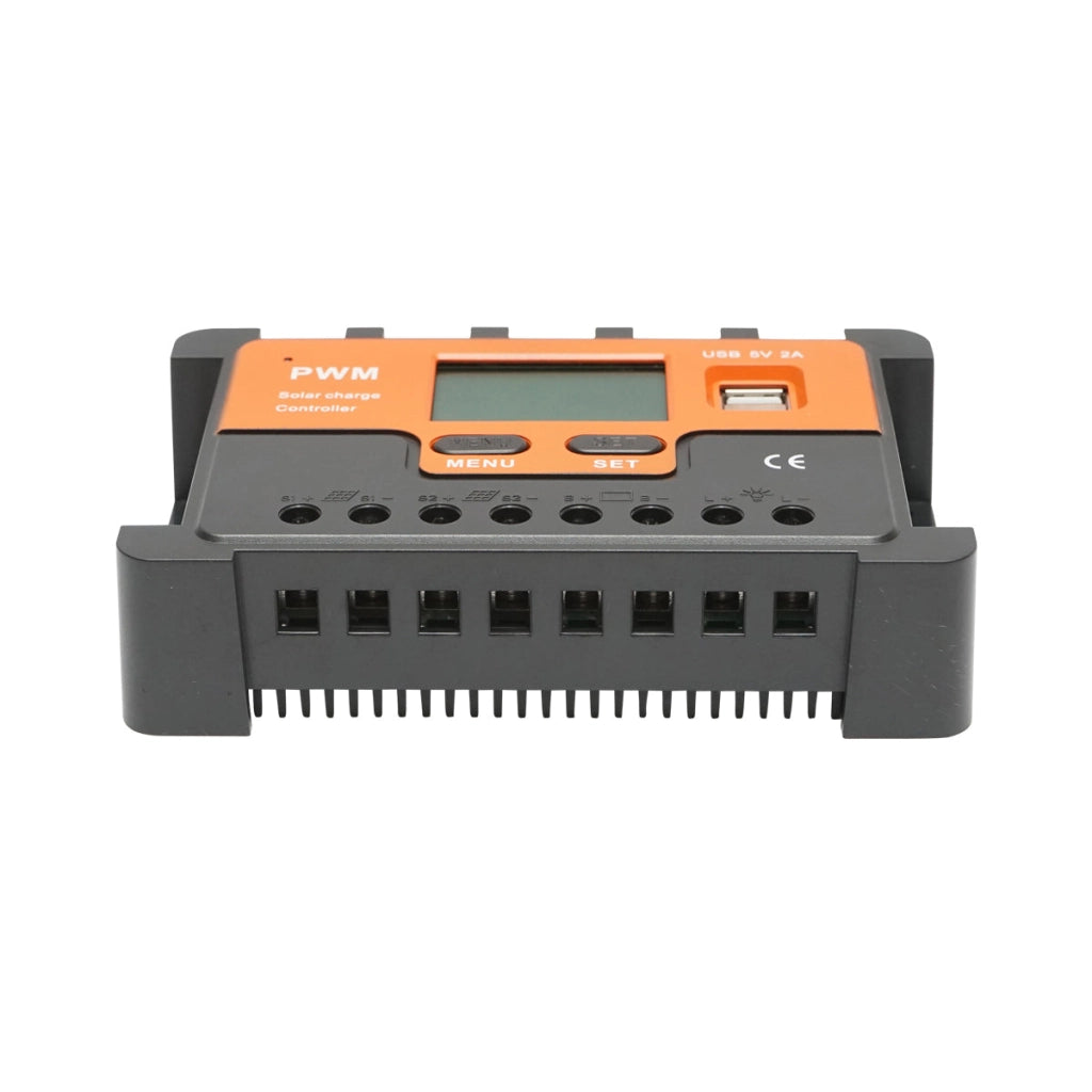 Regolatore di tensione per pannello solare 30A 12V/24V 2X porta USB 5V/2A Breckner Germany