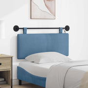 Testiera sospesa Con luce LED Blu Tessuto in Cords 3424293