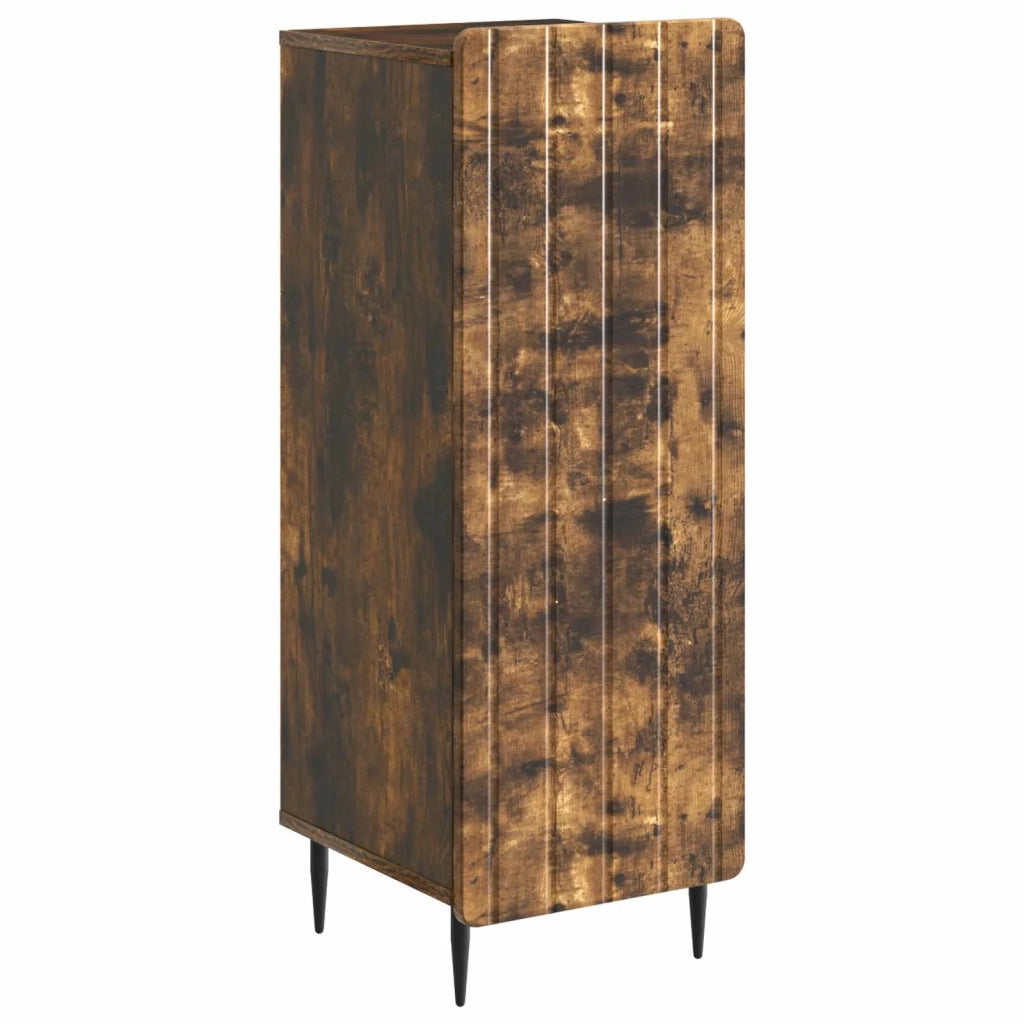 Credenza Rovere Fumo 34,5 x 33 x 92 cm Legno ingegnerizzato
