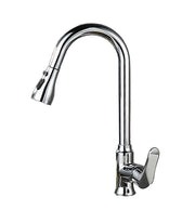 Rubinetto Cucina LH-118 | Ottone Antibatterico | Bocca Estraibile 3 Modi