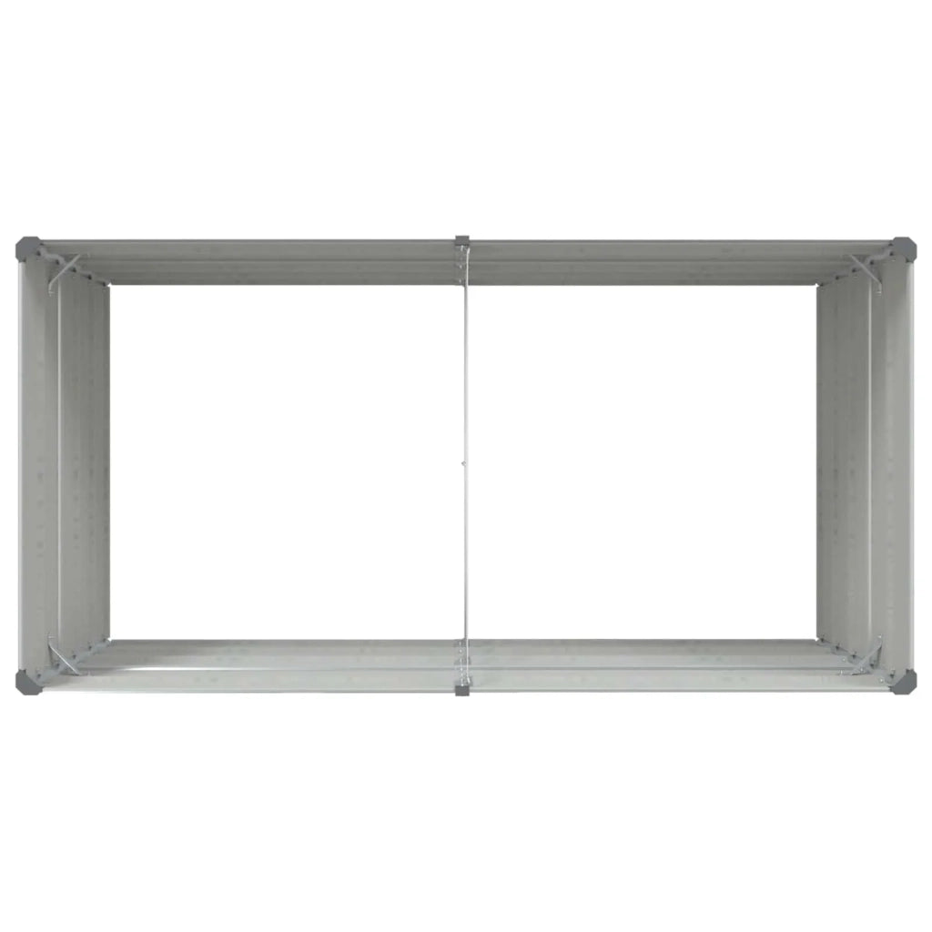 Fioriera Grigio chiaro 195 x 100 x 75 cm Acciaio zincato 42018168