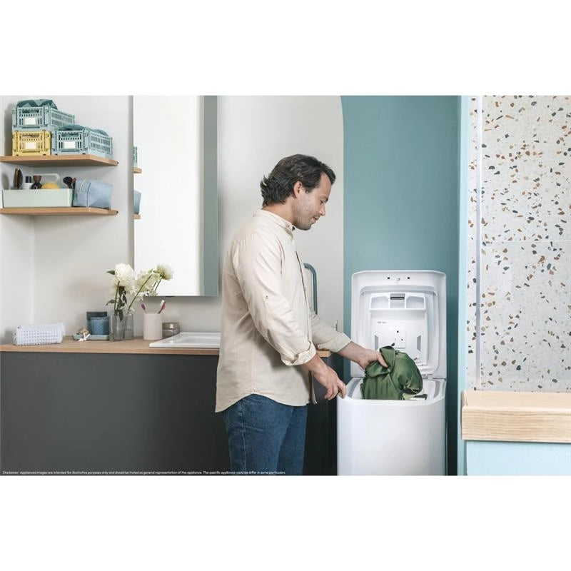 CANDY TCA283D2-S LAVATRICE CON CARICO DALL'ALTO LIBERA INSTALLAZIONE 8KG CLASSE D