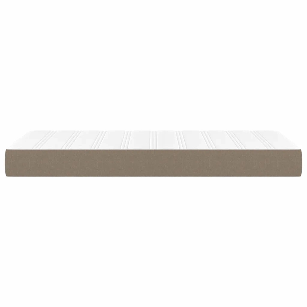 Materasso a Molle Insacchettate Tortora 120x190x20cm in Tessuto