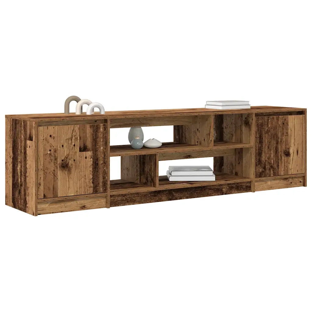 Mobile Porta TV Legno Antico 188,5x41x50 cm in Truciolato 3328424