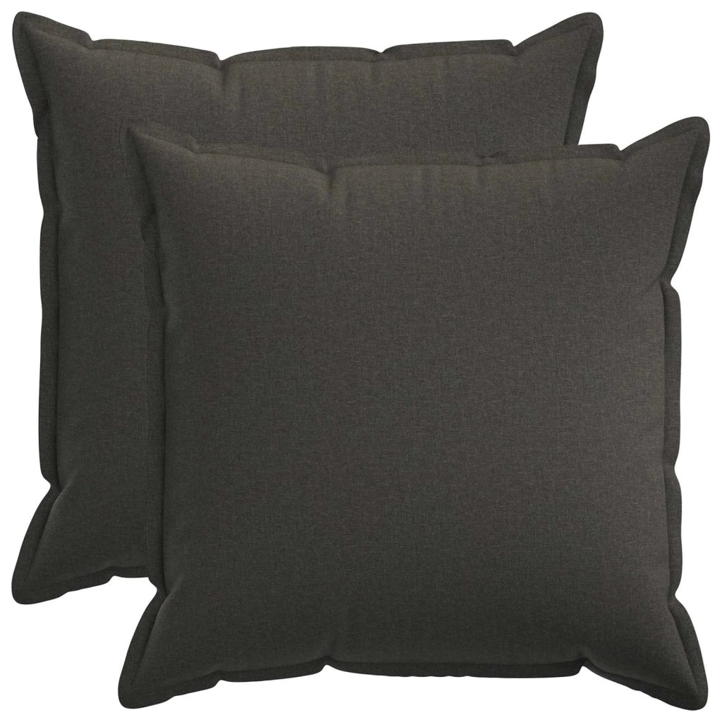 Cuscino con cuscino HOUTEN 2 pz Grigio Scuro Lino 936098