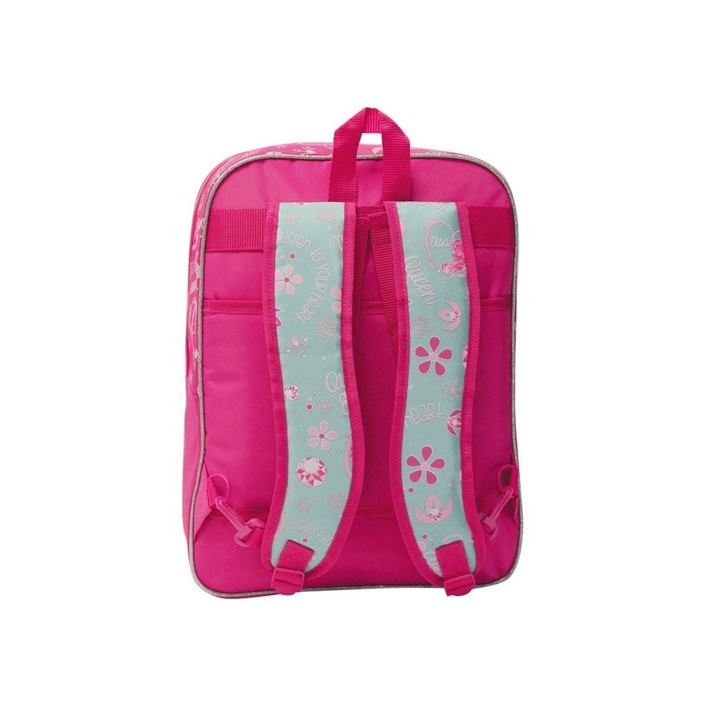 Trade Shop - Zaino Scuola E Tempo Libero In Microfibra E Pvc Disney Frozen Elsa -