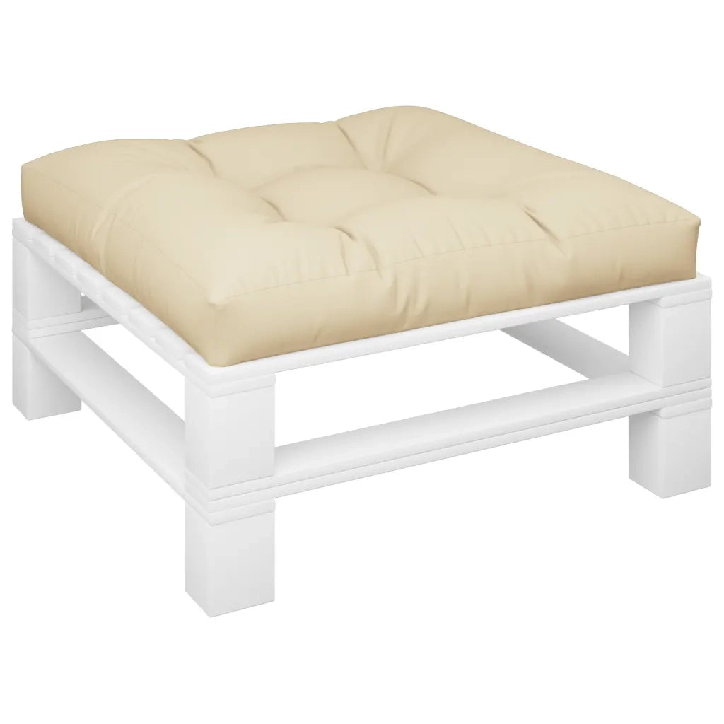 Cuscino per pallet | Cuscini per sedie Beige 80x80x12 cm in Tessuto