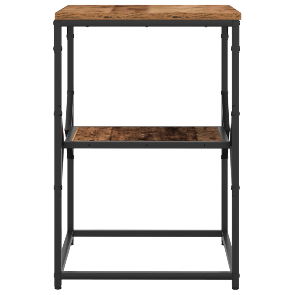 Tavolino  in legno vecchio 41x40x60 cm in legno ingegnerizzato
