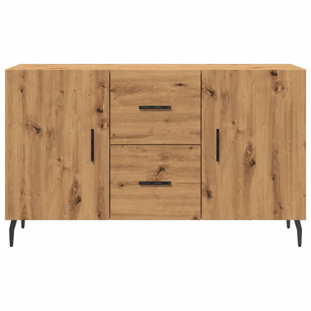 Buffet credenza cassettiera armadio mobile contenitore organizer cucina soggiorno salotto fatto a mano 100 x 36 x 60 cm legno ingegnerizzato marrone 02_0030805
