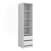 Armadio Elmo Bianco 50 x 200 cm Vicco