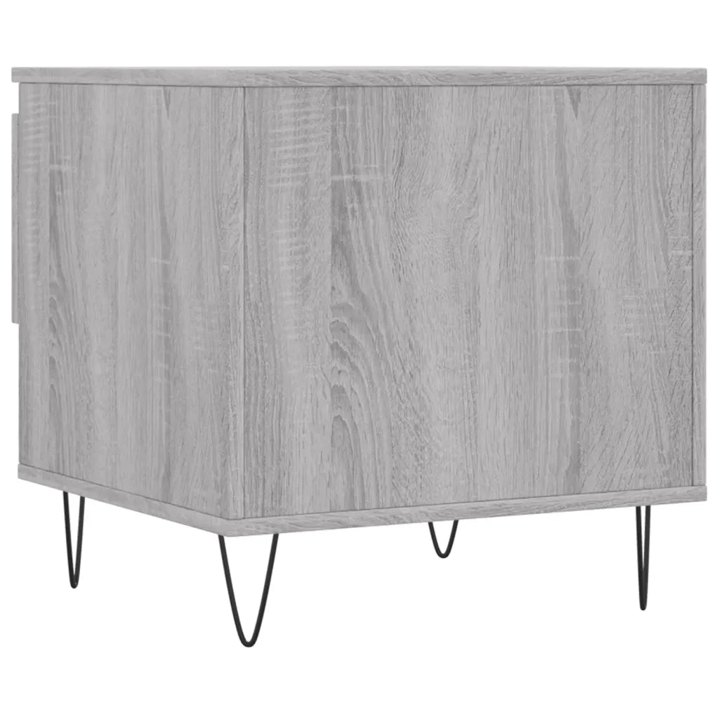 2 pz Tavolini salotto | Tavolino da caff¨¨ | Tavolino da Soggiorno Grigio Sonoma 50x46x50cm Legno Multistrato