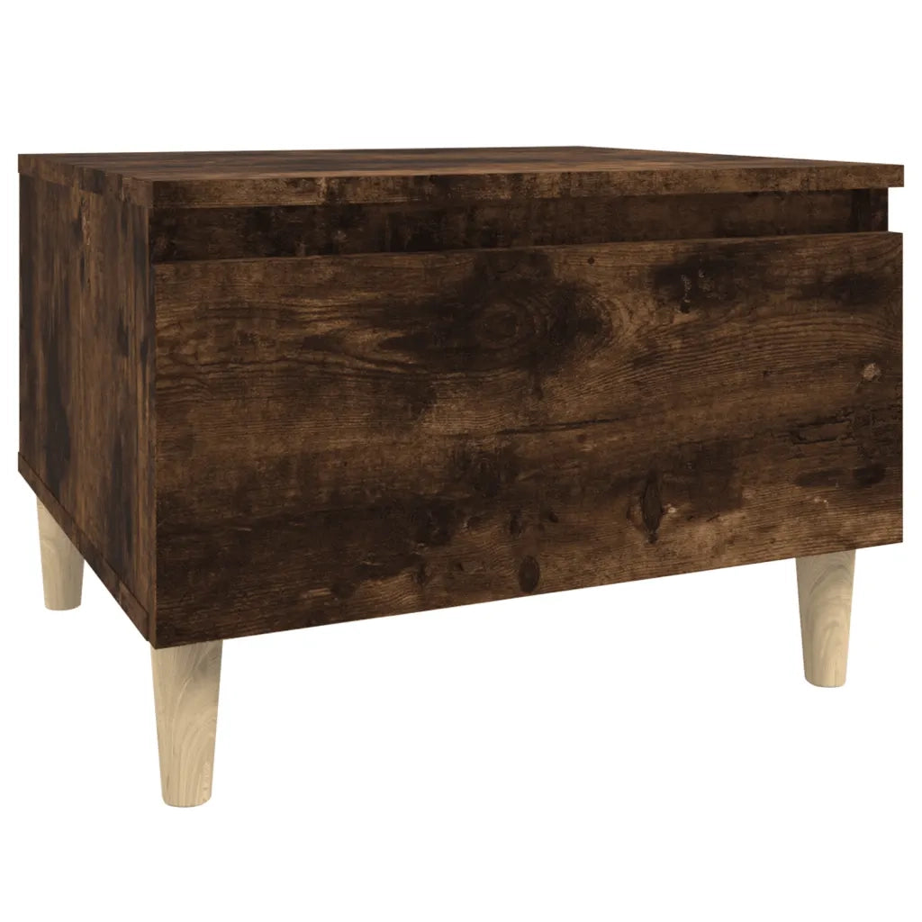 Tavolino da salotto | Tavolino da caff¨¨ | Tavolino da Soggiorno Rovere Fumo 50x46x35cm in Legno Multistrato