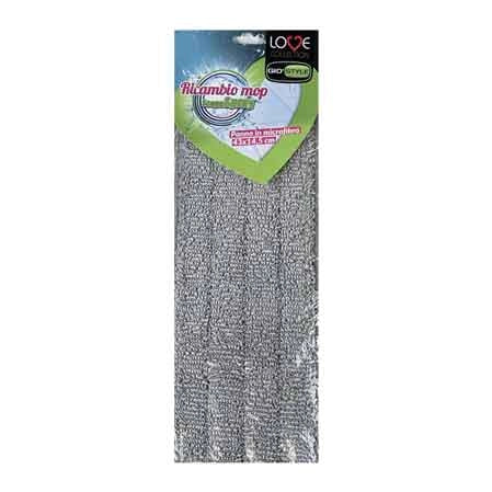 PANNO DI RICAMBIO PER SCOPA 'SPRAY MOP' 43x14,5 cm - GIO' STYLE