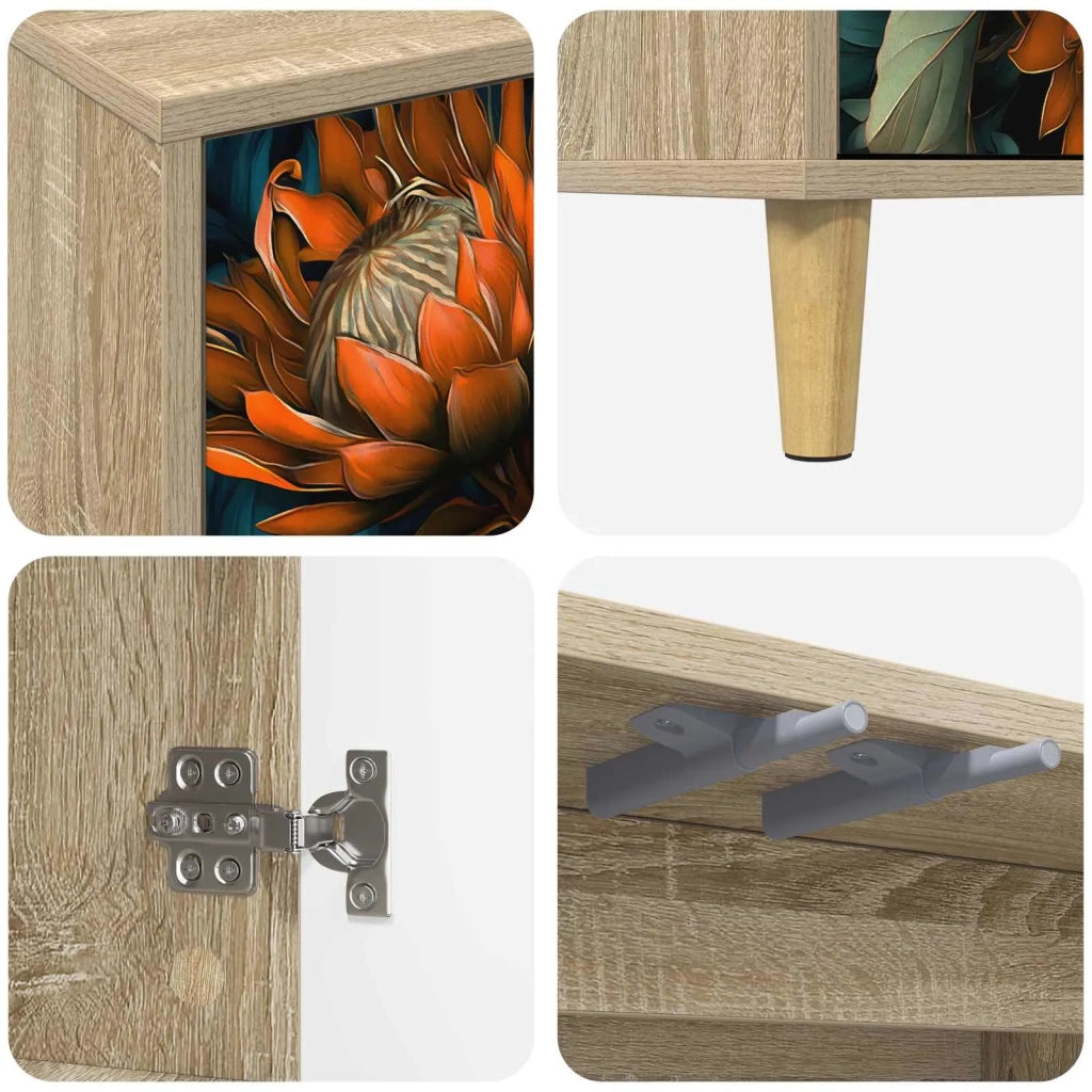 Mobile TV LOCHEM 69 x 33 x 50 cm Sonoma Legno ingegnerizzato 8006990