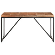 Tavolo da Pranzo 140x70x76 cm in Legno Massello Acacia e Mango 323548