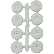 Gommino Sottosedia Pronty Bianco con Vite Ø 25 mm 8 Pezzi