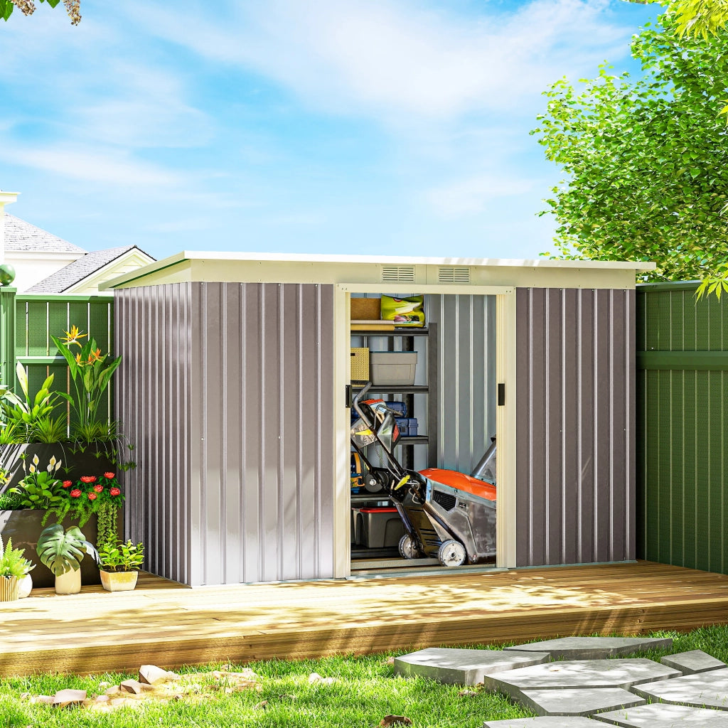 Casetta da Giardino ¨C zephmum ¨C Grigio 280x130x172 cm