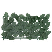Schermo da balcone | Paravento da Balcone con Foglie Verde Scuro 500x100 cm