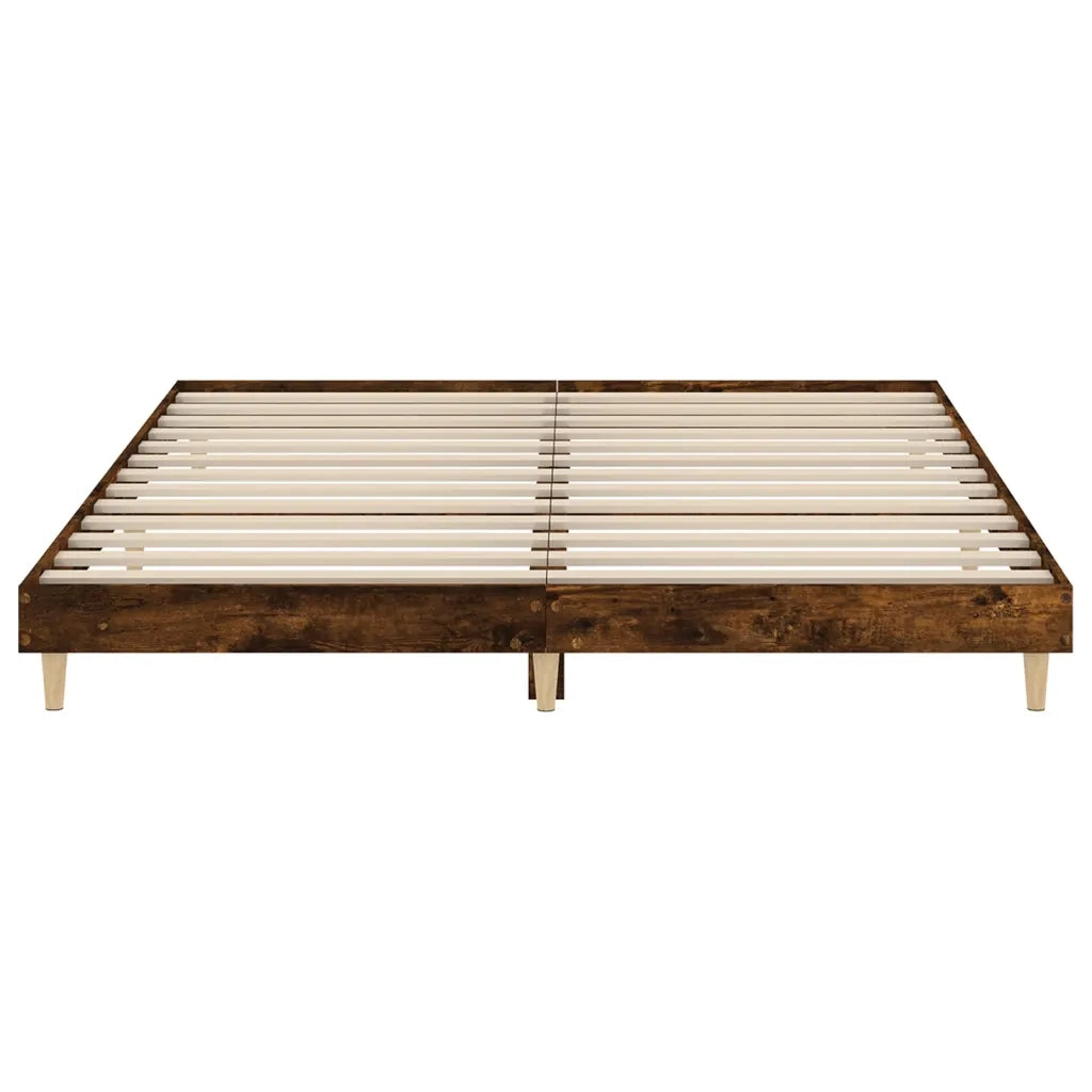 Giroletto senza Materasso Rovere Fumo 150x200 cm in Truciolato 832034